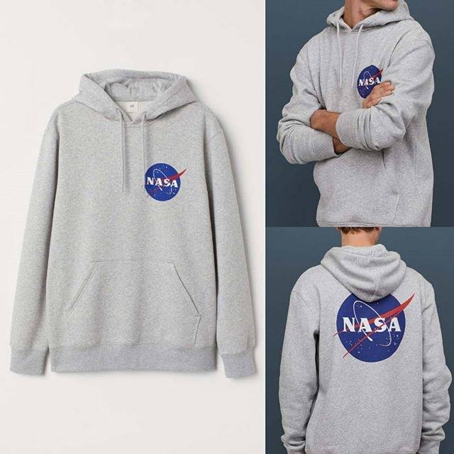 grey nasa sweater