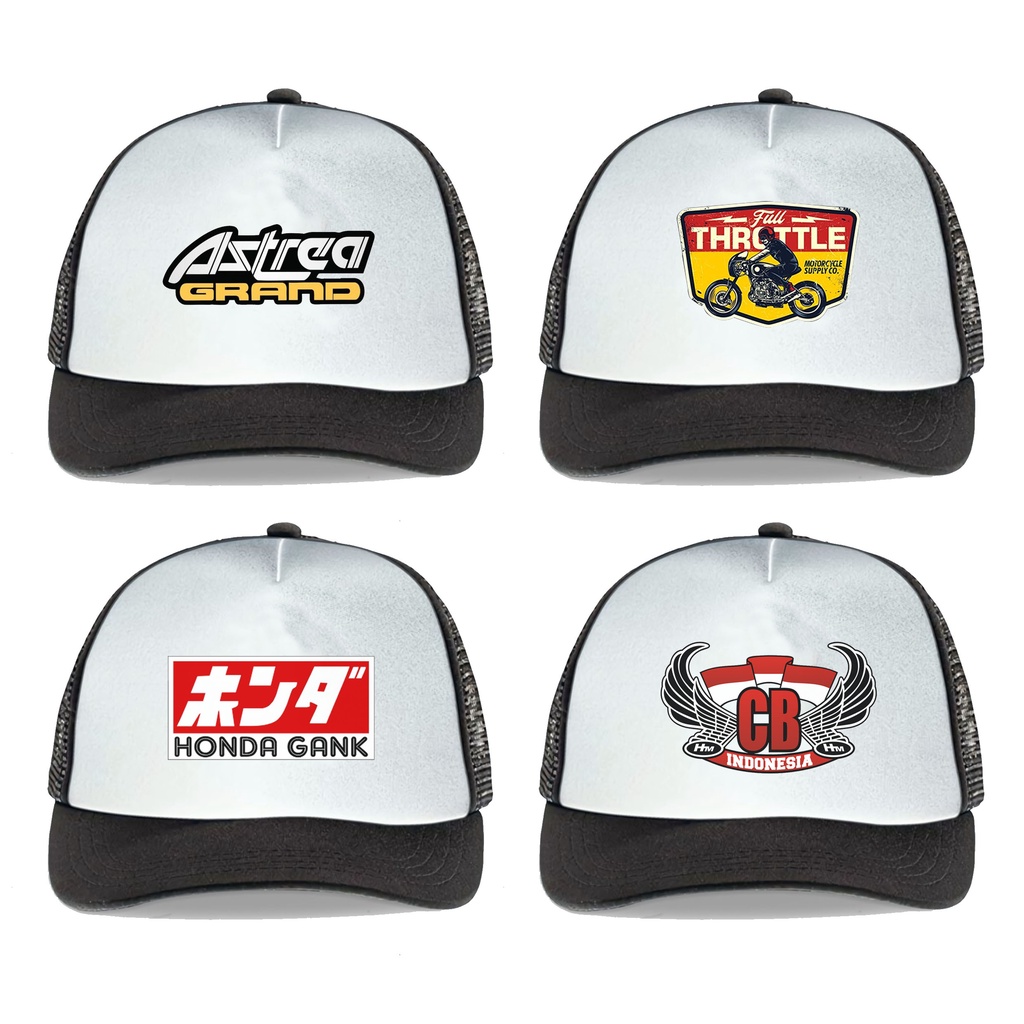 topi astrea grand - topi logo astrea - topi honda gank