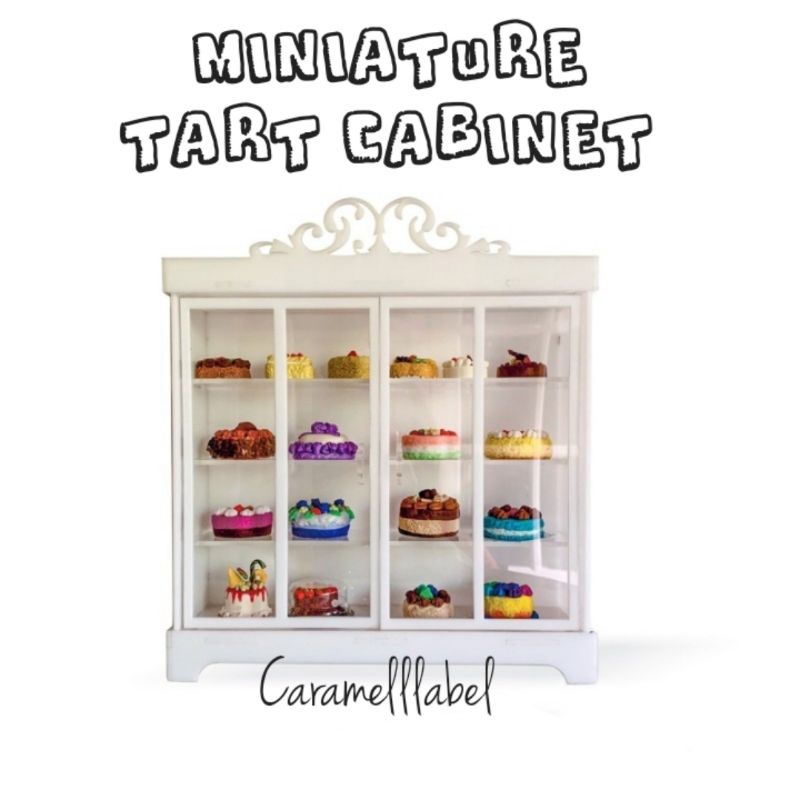 Miniature cake / tart / miniature Furniture almari