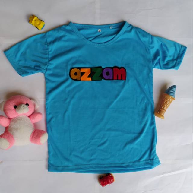 Unisex Kaos Anak Custom Nama 2-10 th / Baju Anak Custom / Kaos Anak Nama / Kaos anak Hias Flanel