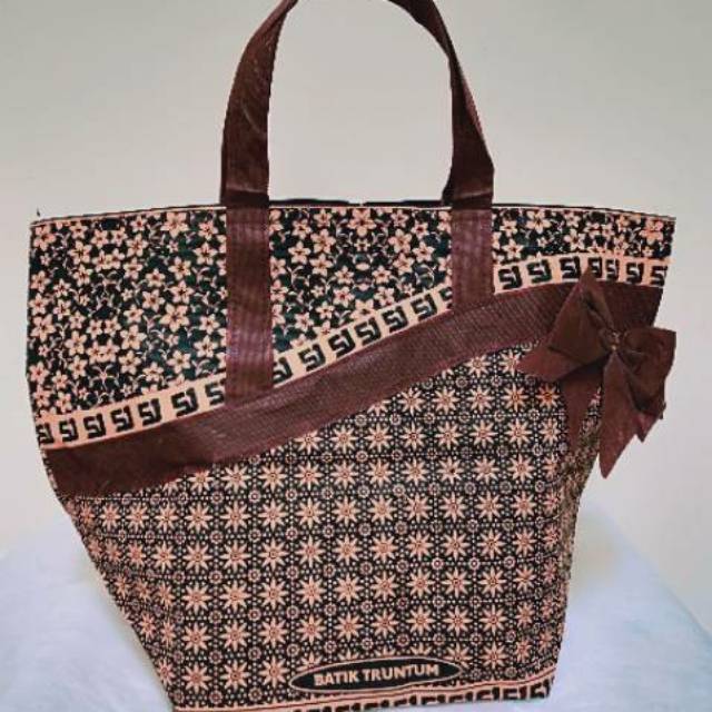 (1lusin =12 pcs) Tas hajatan spunbond batik mewah 22 (ESM)