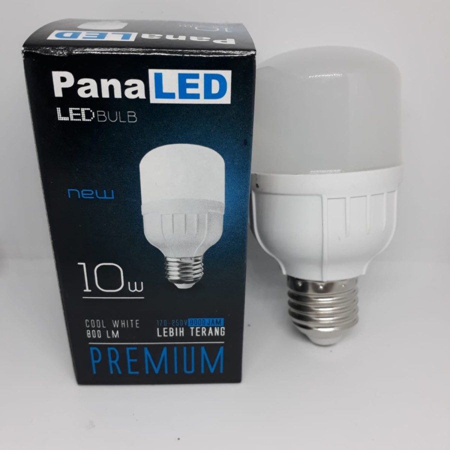 Lampu LED 10 Watt Putih Panaled 10W Bohlam Panaled  LED 10w