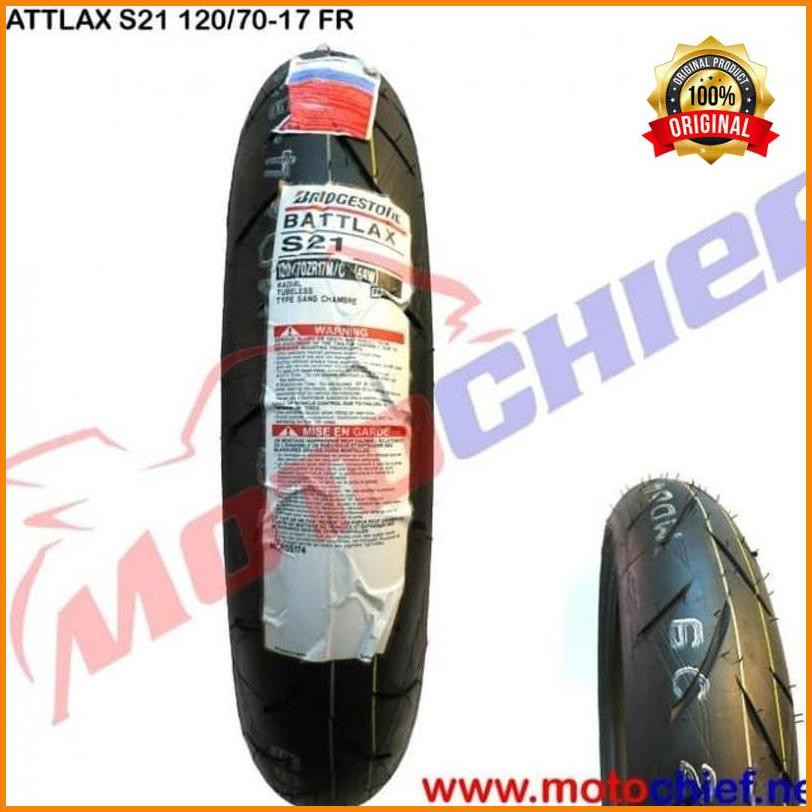 ”825ª Ban Battlax Bridgestone 120/70-17 S21 ?