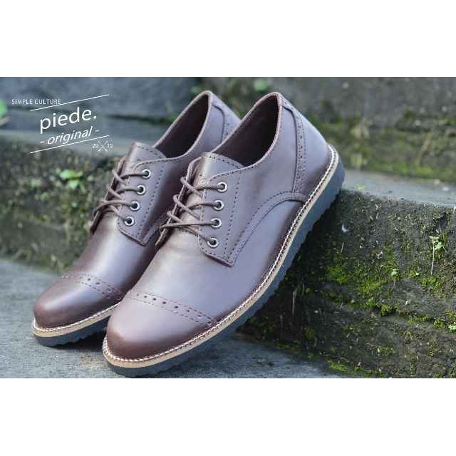 SEPATU PIEDE SUMPLE CULTURE BROWN SAFETY ORIGINAL ,SEPATUKULIT,SEPATUKERJA,SEPATUFORMAL,SEPATUCASUAL