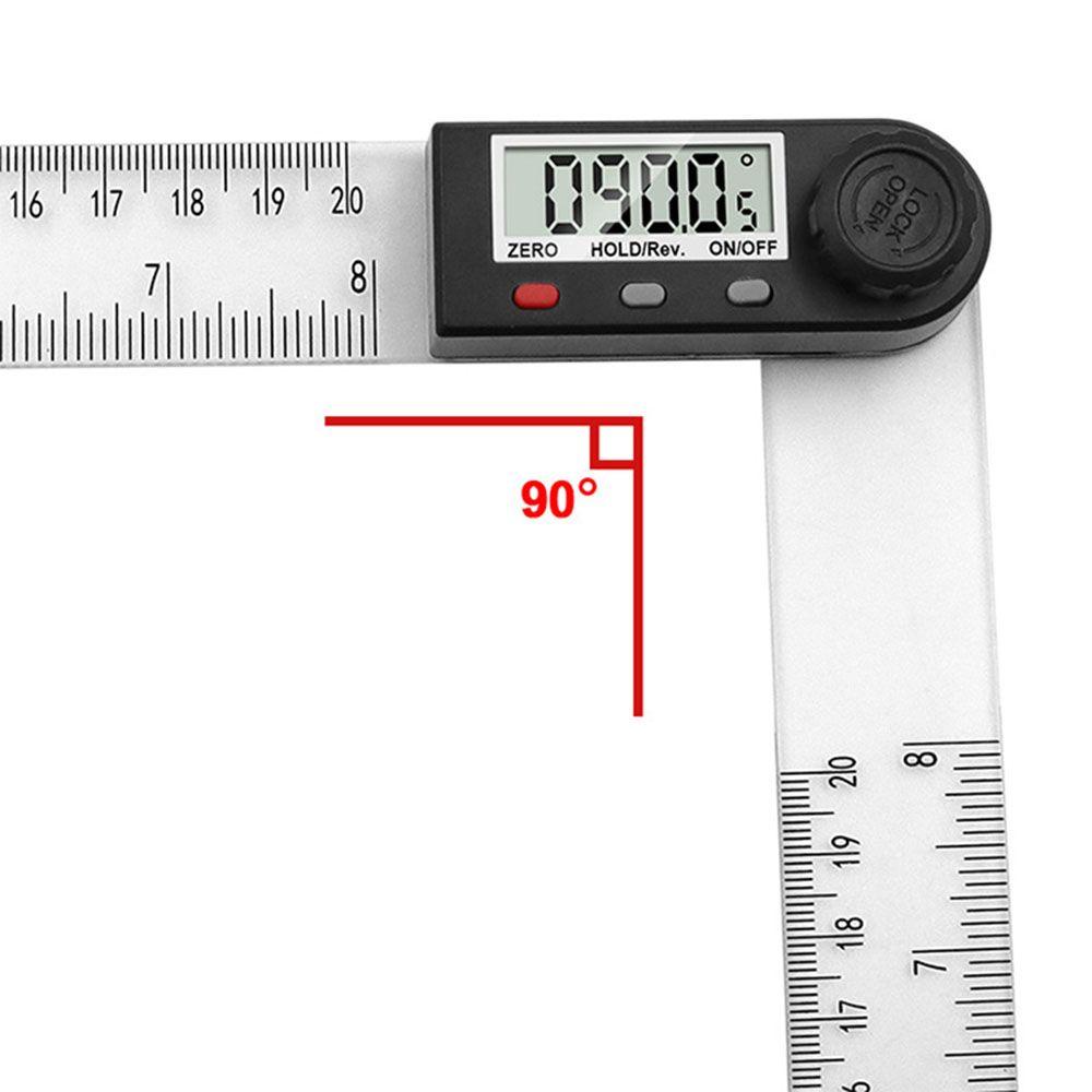 Preva Digital Busur Derajat Busur Derajat Angle Finder Meter 8inch Inclinometer Penggaris Sudut Digital