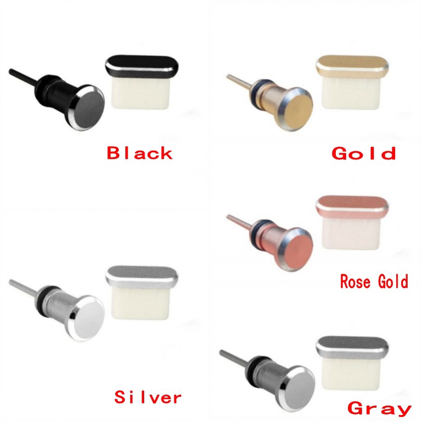 Metal Dust Plug For Type C Ear Charger Port Earplug 5 Colors