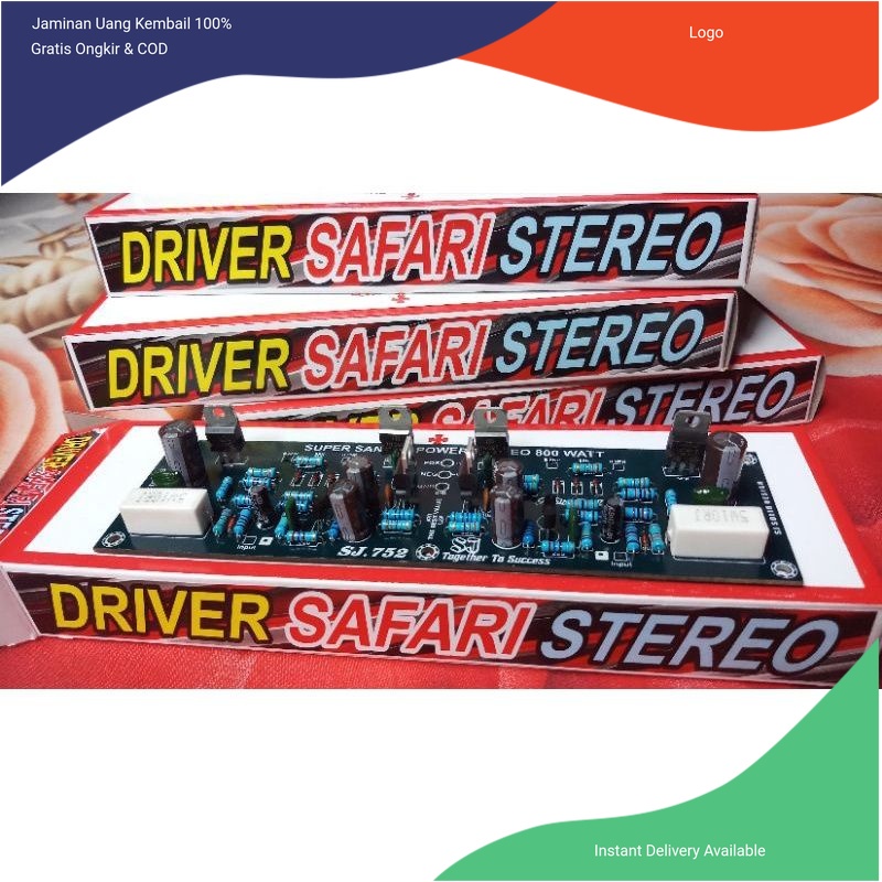 Driver 400 watt STEREO SAFARI Sj kit