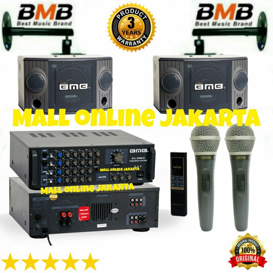 Paket BMB full set Original sound system karaoke garansi 3 tahun