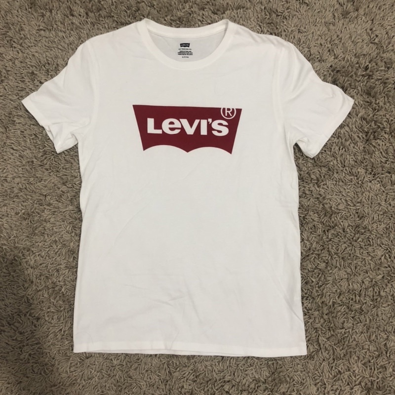 Kaos levis box logo original bekas