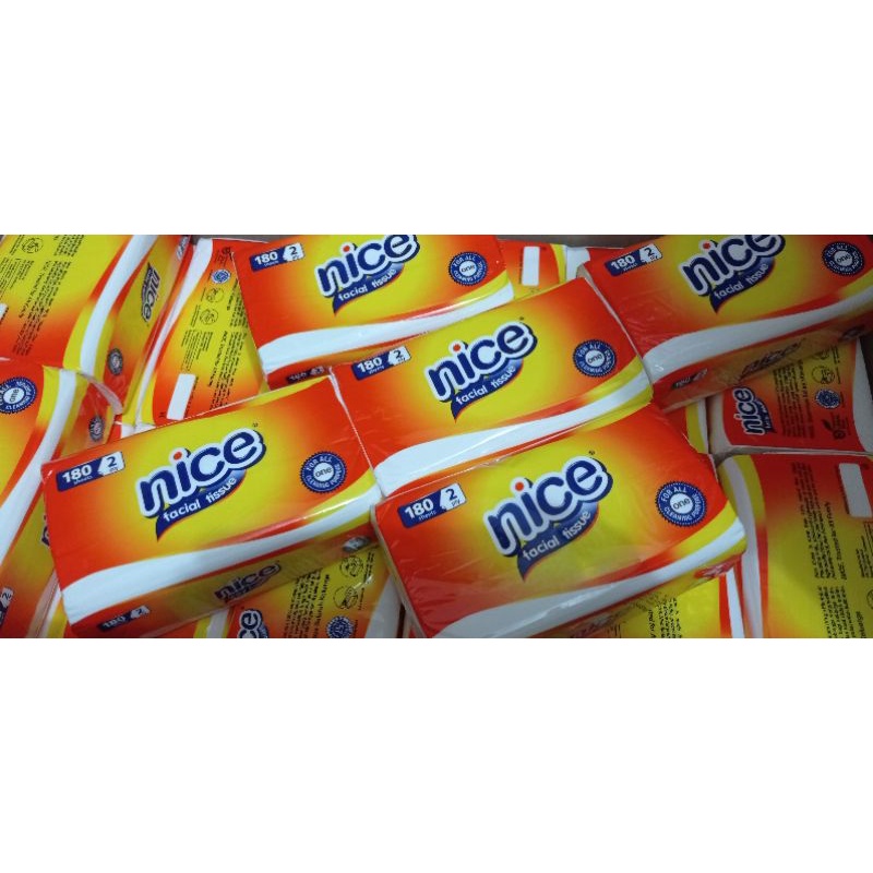 NICE FACIAL TISSUE 180 S / 2 PLY