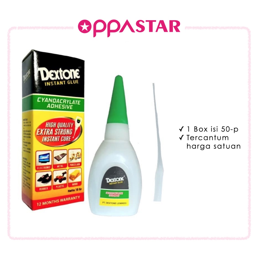 

Lem Dextone Lem Korea Lem Cair Instant Glue Lem Gila 15 gr -p