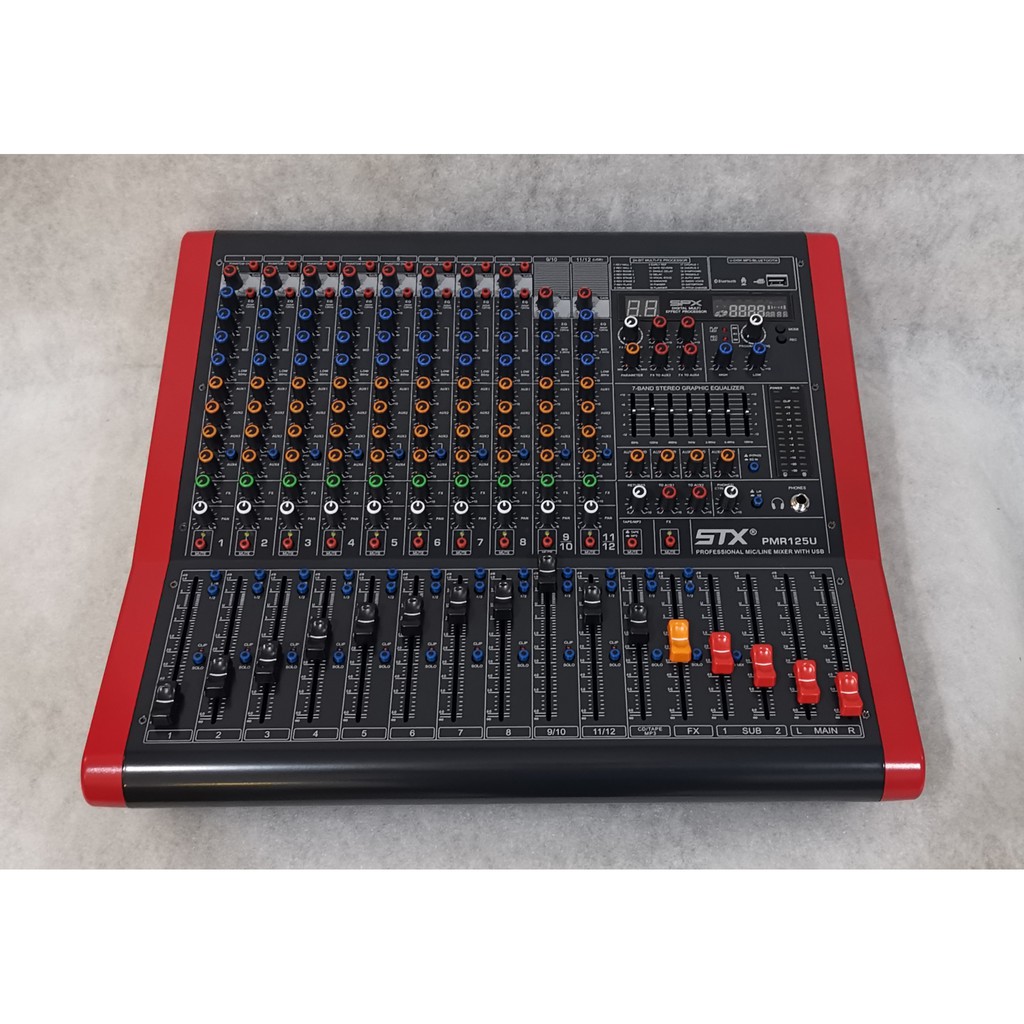 STX - POWER MIXER STX 8MONO+2STEREO 2X650W 4OHM