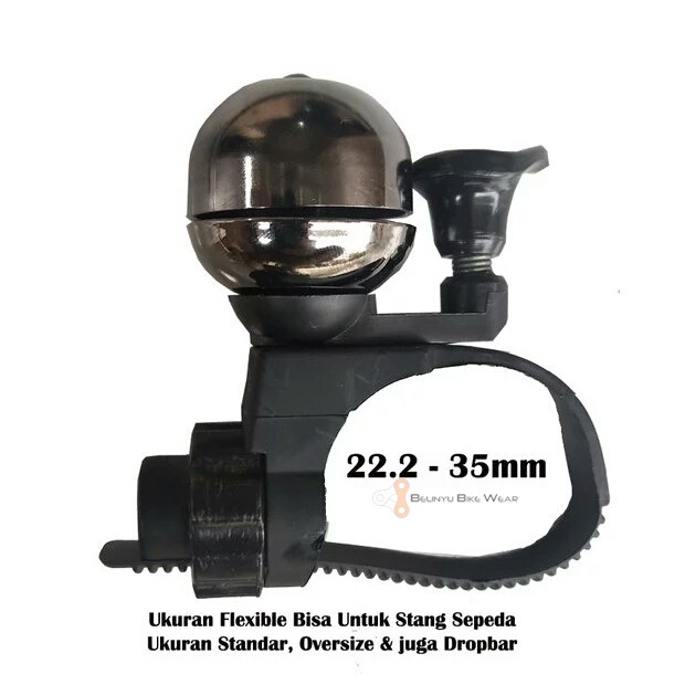 Bel Sepeda Rockbell Black Titanium