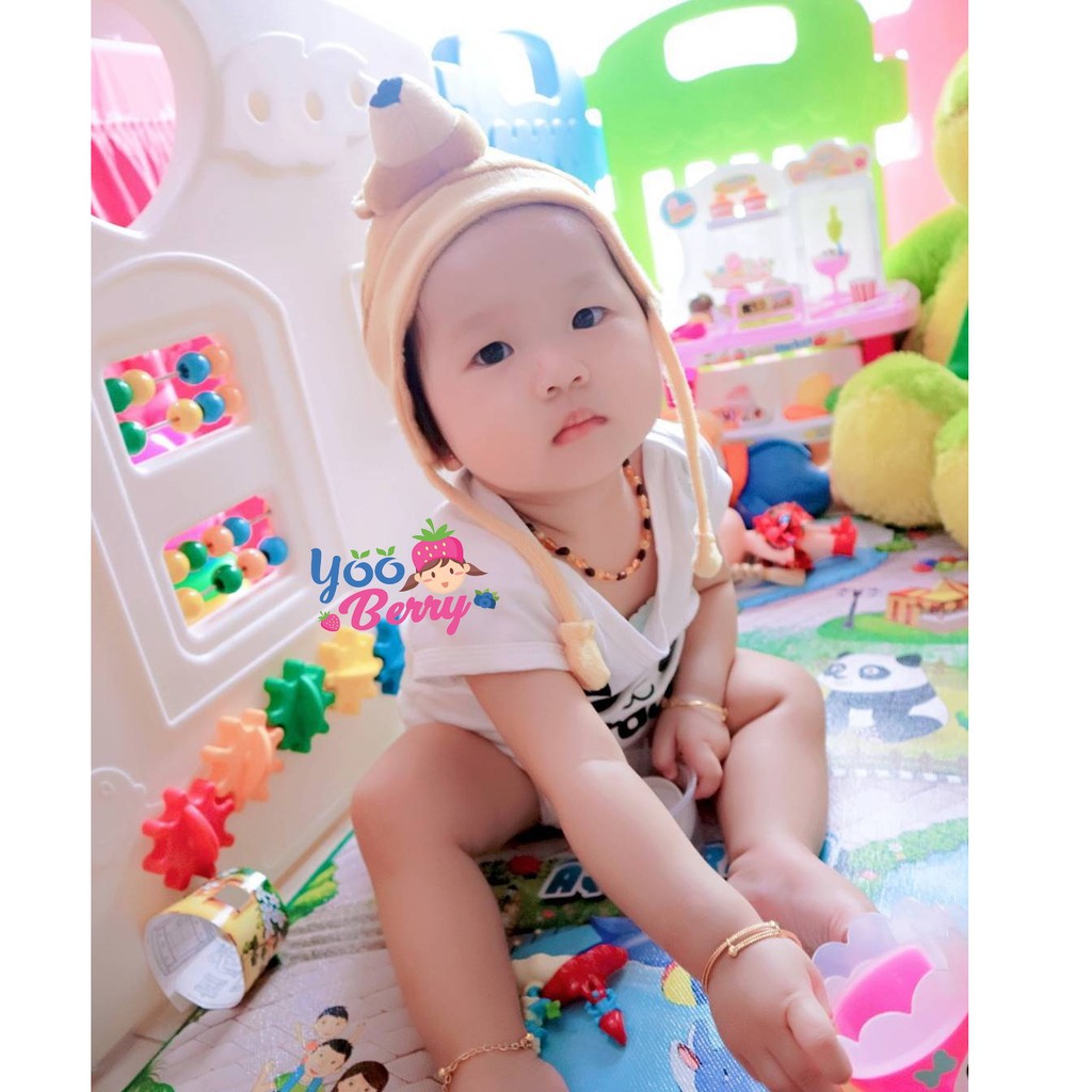 Berry Mart Topi Bayi Karakter Brown Bear Lucu 6m+ Berry Mart