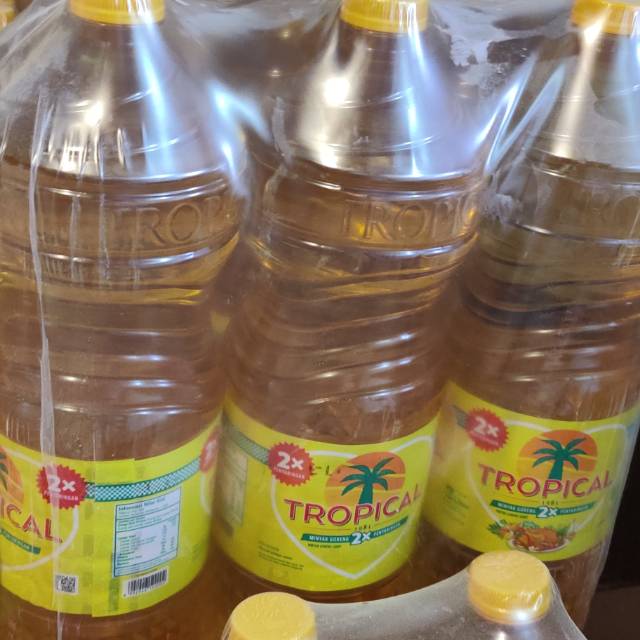Minyak Tropical 2 Liter Botol Kemasan Grosir Pack isi 6pcs