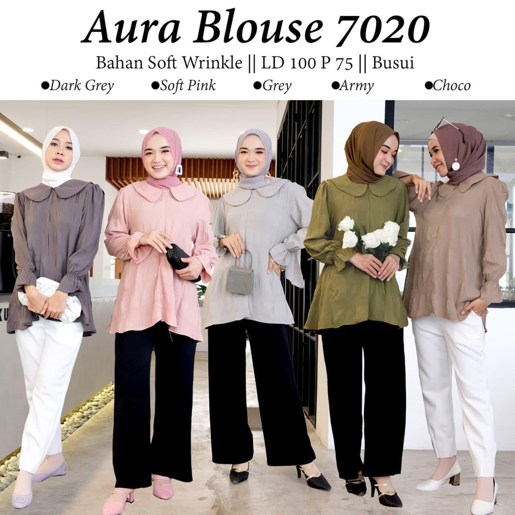 AURA BLOUSE / ATASAN / BAJU KERJA