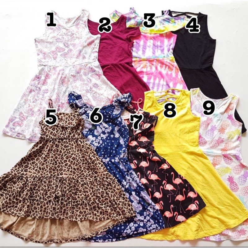 5th - 16th. Dress Children Place Sabrina dan Kutung Printed Unicorn Tie Dye Branded Original Anak