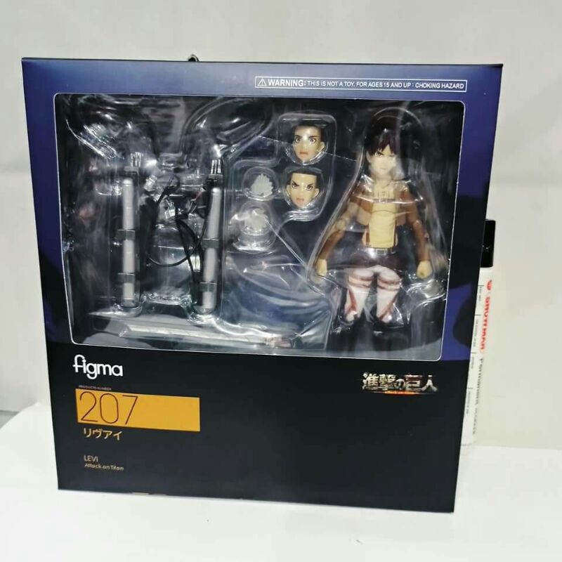 Mainan figma figureFigma recast 207Eren yeagerAttack on titan movie seriesTinggi