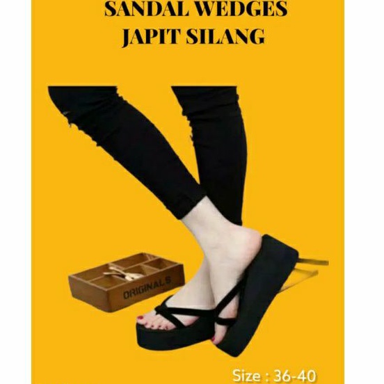 SANDAL WANITA JAPIT SILANG - SANDAL JEPIT WANITA SILANG - SANDAL JEPIT SPON - SANDAL WANITA MURAH TERBARU (SILANG)