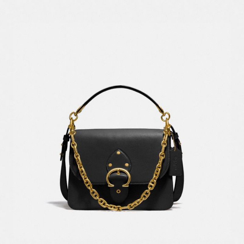 Coach Beat Shoulder Bag In Signature Canvas Black (C4597)