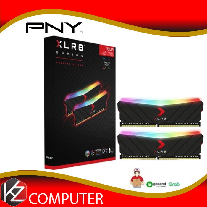 PNY XLR8 DDR4 16GB Kit 8GB x 2 PC 3600 EPIC X RGB Gaming Memory 16 GB