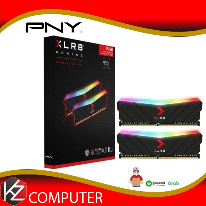 PNY XLR8 DDR4 16GB Kit 8GB x 2 PC 3600 EPIC X RGB Gaming Memory 16 GB