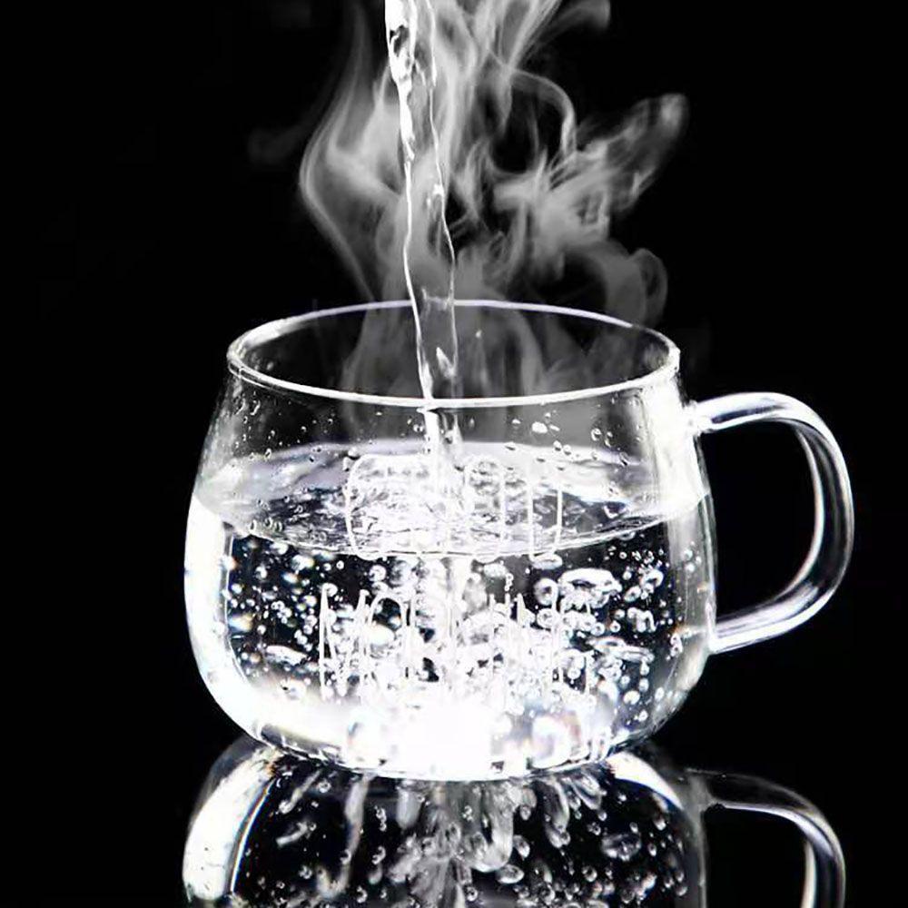 Lanfy Good Morning Cup Tahan Panas Reusable Breakfast Untuk Jus Susu Teh Cangkir Peralatan Minum Dengan Pegangan Mug Kopi