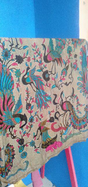 Guvi Tunic Batik Tunik Cendrawasih Batik Cewek Merak Papua Iriana Seragam Batik Kerja Jumbo Xxxl