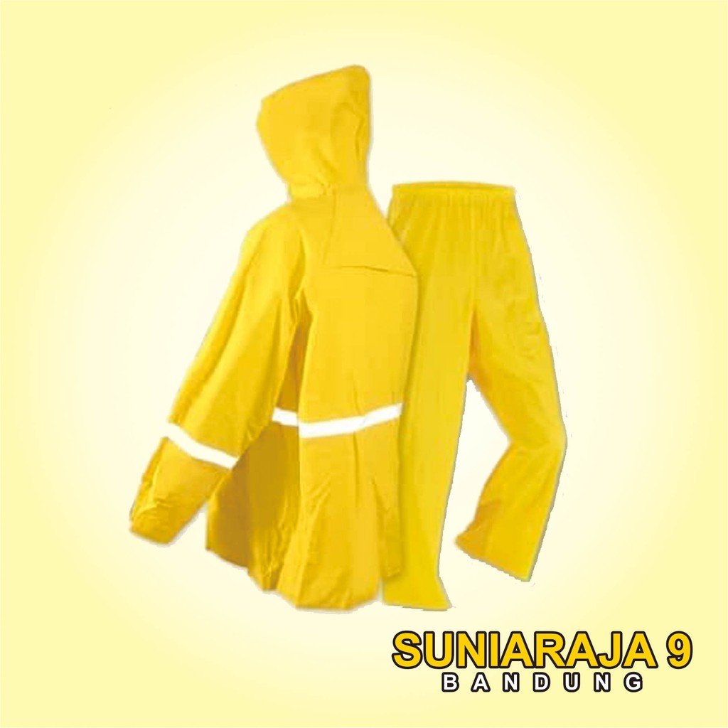 Raincoat Warna Kuning Samudra /Jas Hujan Samudra Gosave