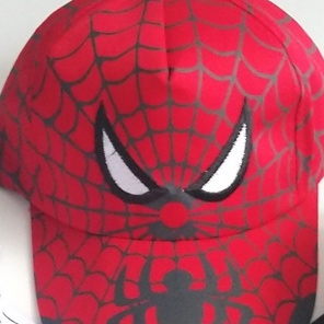 Topi Anak Laki-Laki MARVEL COMIC Superhero Sablon Sublim Fullprint-SPIDERM JARING MERAH