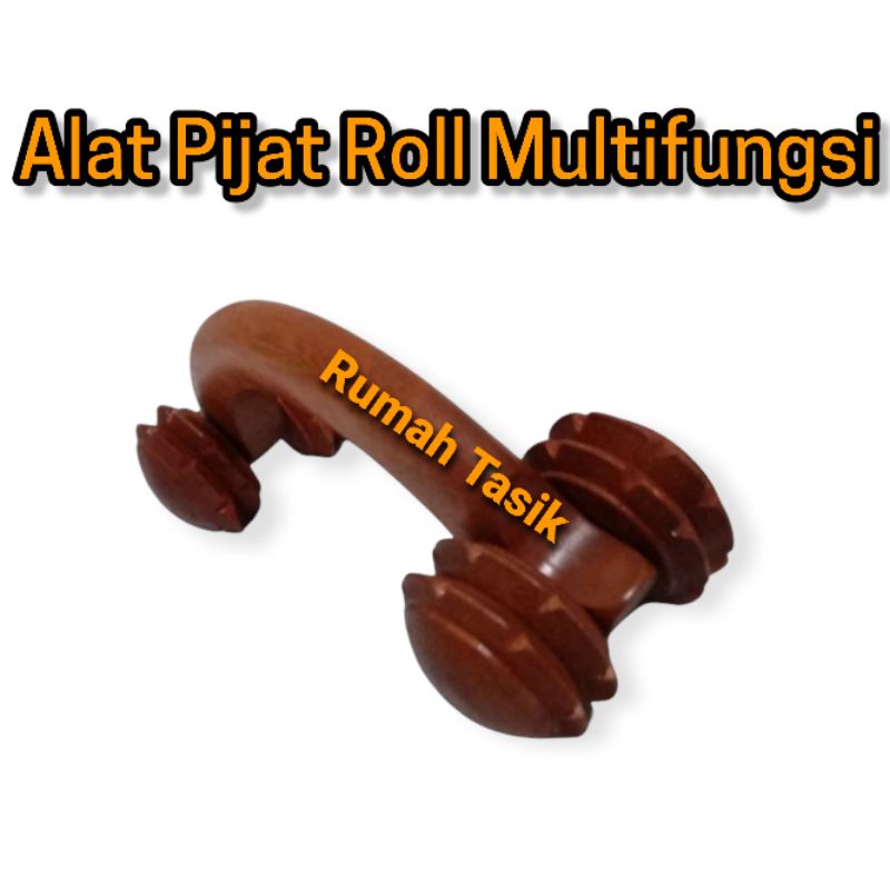 Alat Pijat Pijit Refleksi Multifungsi Model Roda Roll Untuk Kaki Punggung Tangan