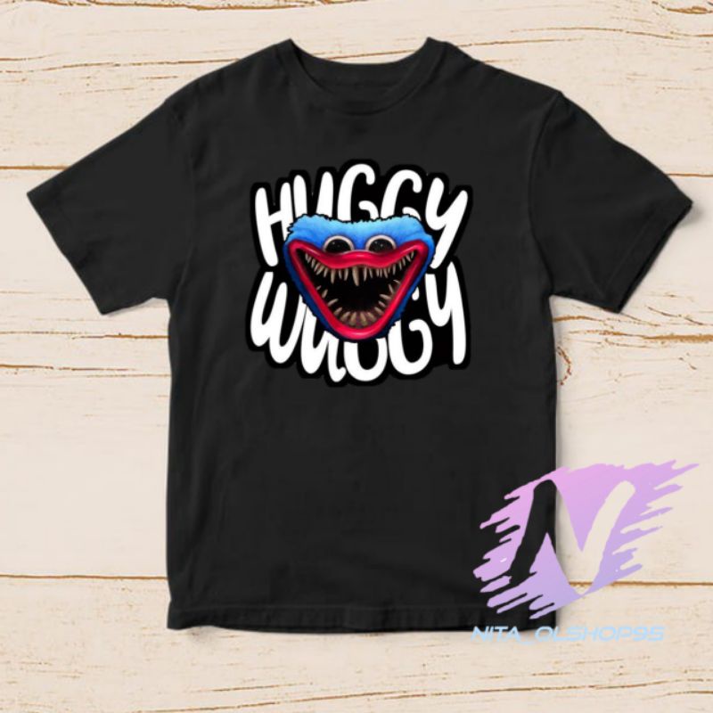 kaos huggy wuggy baju kaos anak hugy wugy