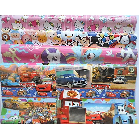 

Isi 5 lembar- Kertas Kado Disney