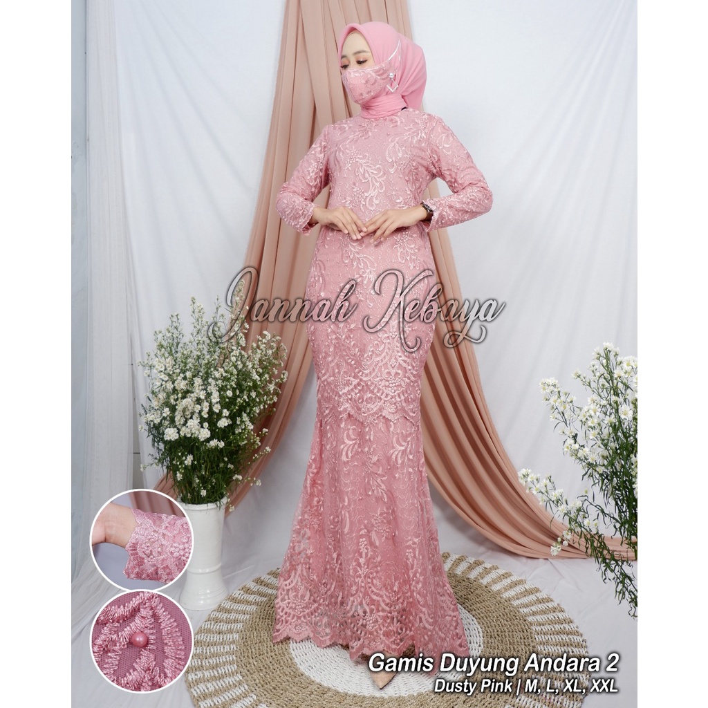 gamis duyung / gamis cod / gamis mermaid / baju kurung duyung / gamis duyung andara