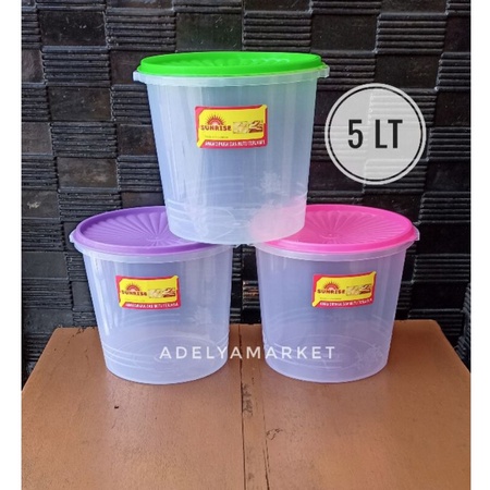 Toples plastik 5 liter 10 liter dan 16 liter / Toples Kerupuk