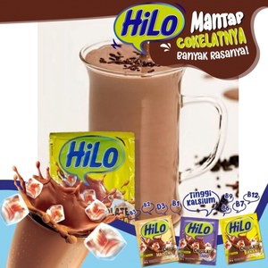 

Hilo Susu Choco Hazelnut Sachet - Susu Bubuk Rendah Lemak - Susu Hilo Saset