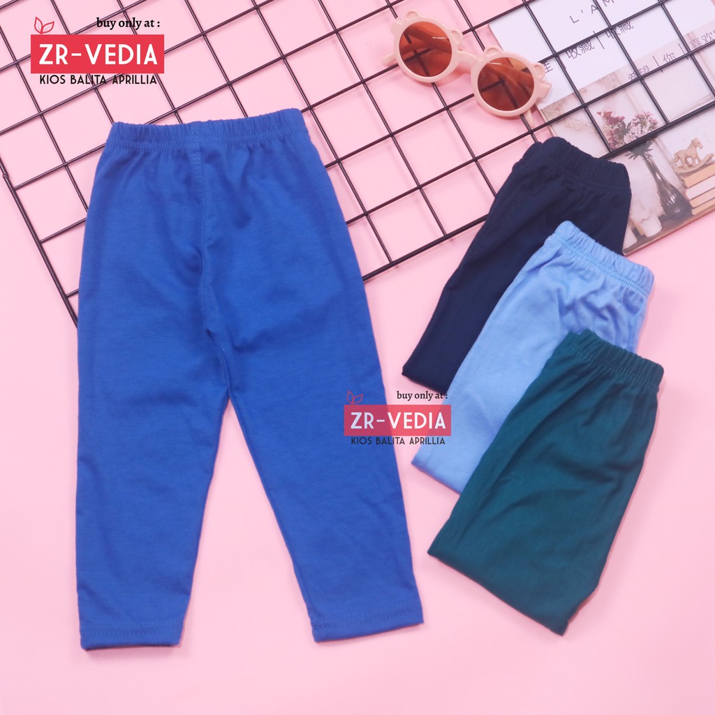 Legging Polos Bayi 3-12 Bulan / Bahan Kaos Celana Baby Anak Perempuan Panjang Grosir Murah