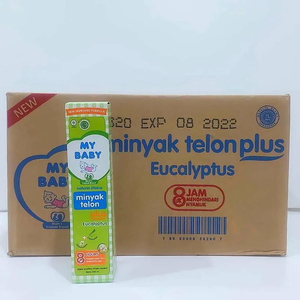 Bisa COD My baby minyak telon plus 8 jam 90ml