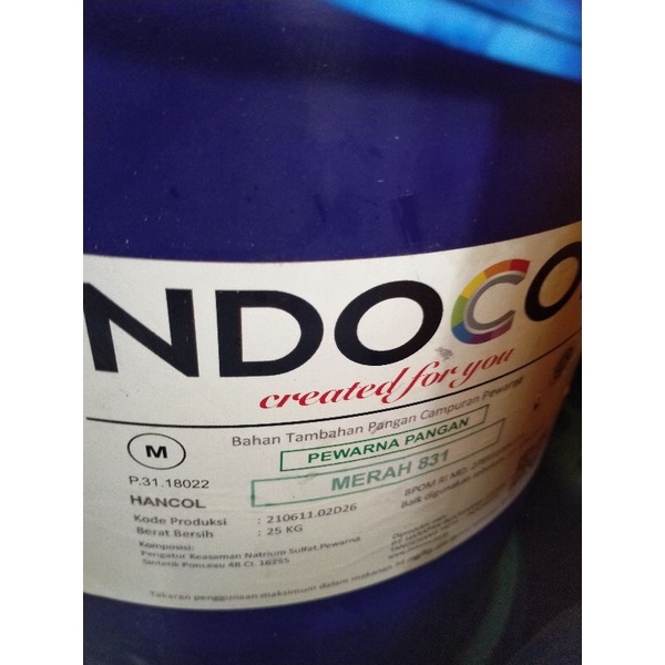 

PEWARNA MAKANAN INDOCOL MERAH