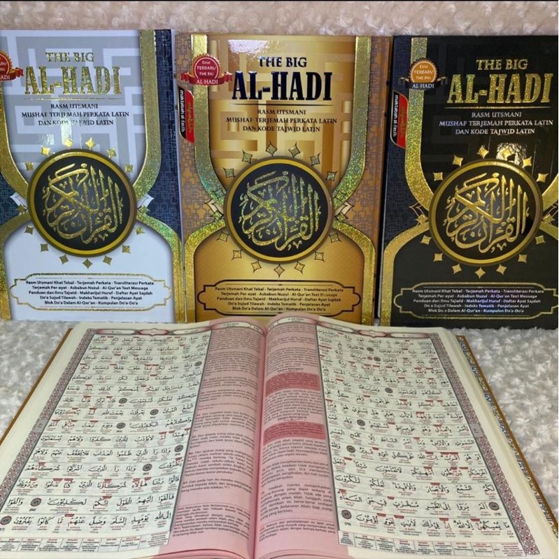 AlQuran Jumbo Besar Lansia Tajwid Latin THE AL HADI B4