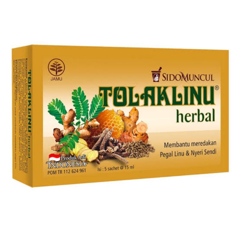 Tolak Linu Herbal Sido Muncul Box isi 5 Sachet ORIGINAL-BPOM