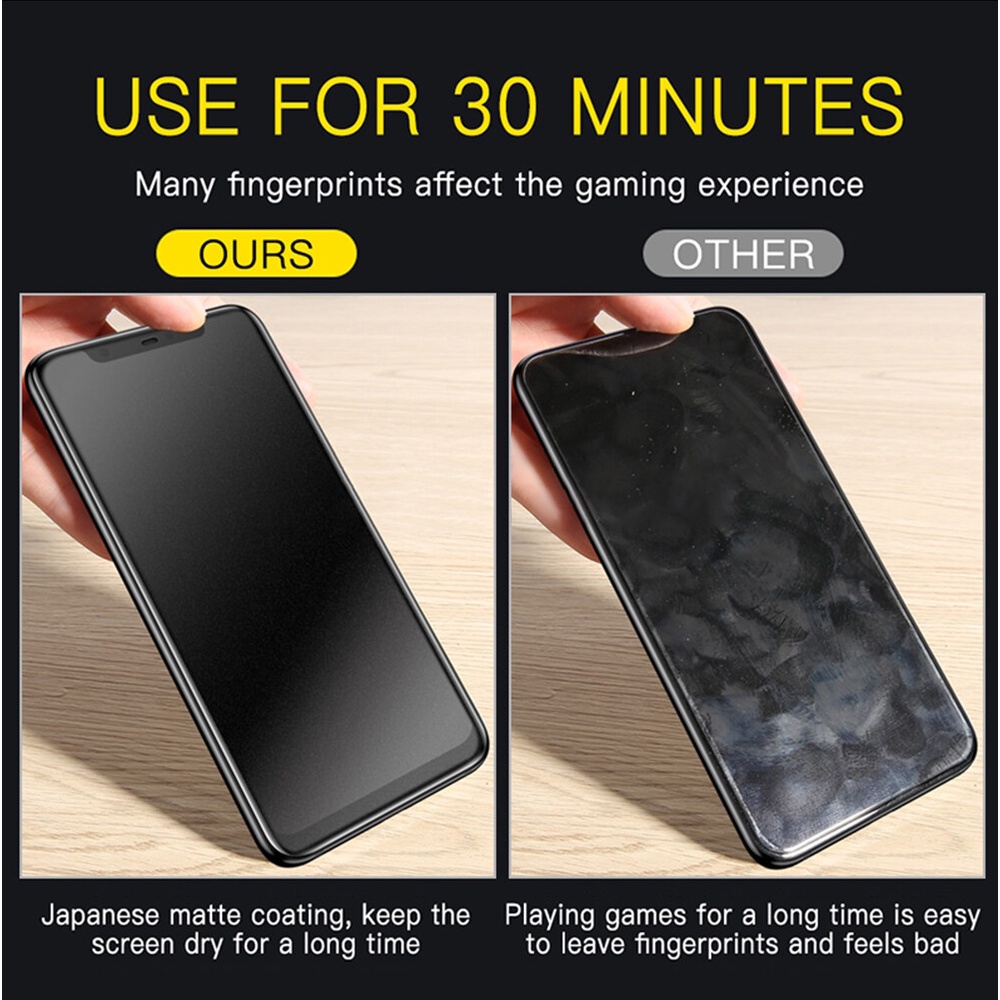 Tempered Glass 9H Matte Pelindung Layar Xiaomi Redmi 10 9A 9C NFC 9T 8 8A 7 K20 Note 10 Pro 11 9 8 Pro 8T 9S 10S 11 Lite 11T 10i 11i 10x 10i