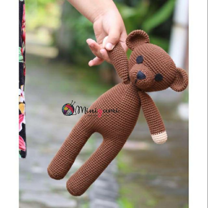 READY - BONEKA RAJUT TEDDY BEAR MR BEAN