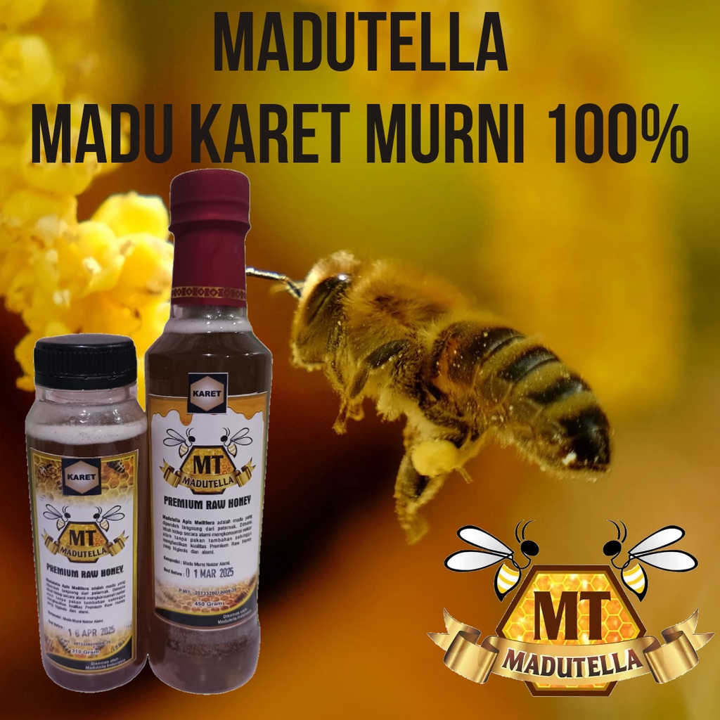 

Madutella - Madu Karet Murni 100% tanpa campuran apapun