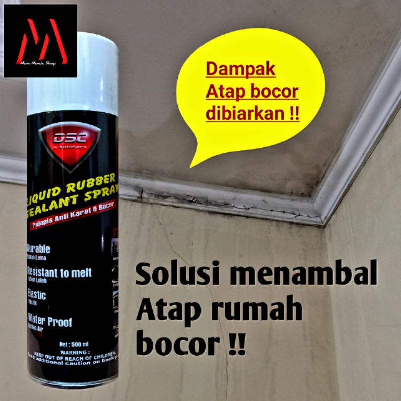 Spray Waterproof anti bocor tahan air original DSC / Penambal atap semprot / Kolam Atap Tembok Dinding Pipa