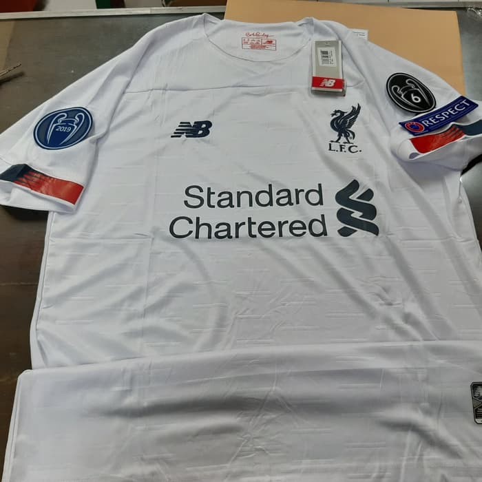 Terlaris Jersey Bola Liverpool_ Away 19/20 Full Patch Ucl Grade Ori Futsal Baju |
