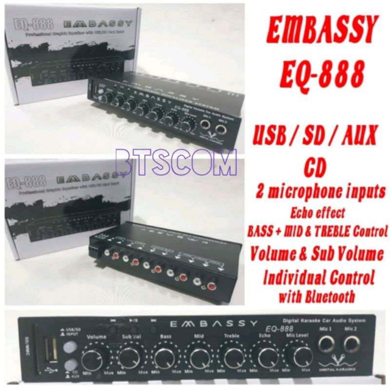 Parametrik Embassy EQ-888 Bluetooth EQ888