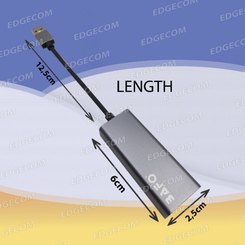 BAFO USB 3.0 to Gigabit Lan 10/100/1000 Mbps Cable Adapter BF-B330