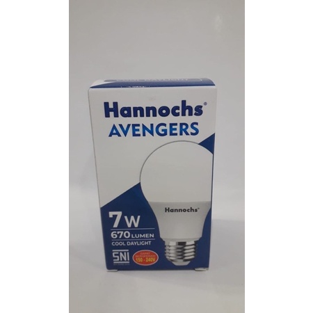 HANNOCHS AVENGERS LAMPU LED 7 WATT 7W