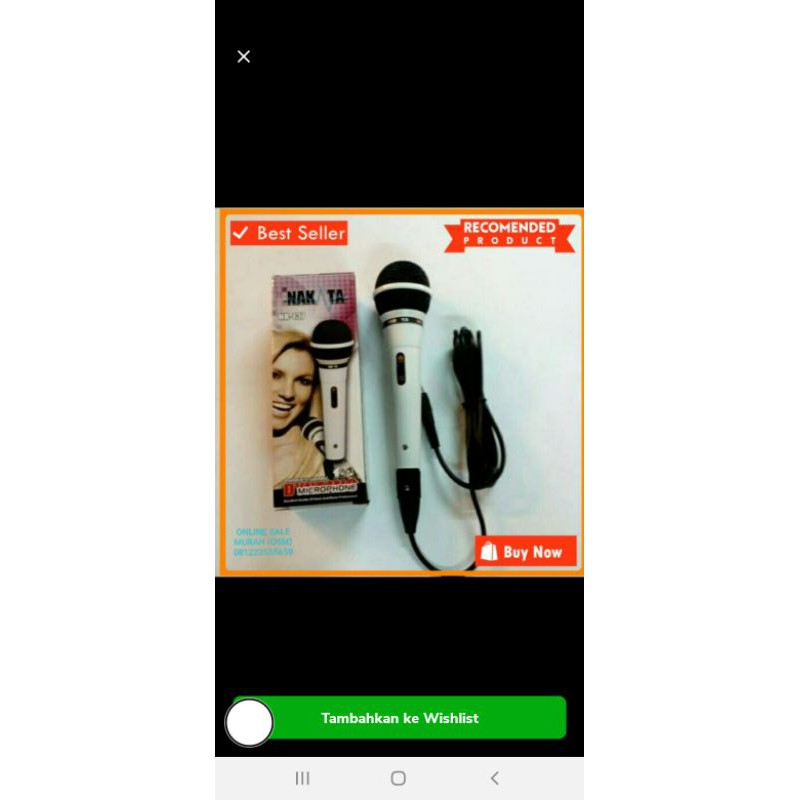 G96 Nakata mik kabel original nakata Mic kabel Microphone cable mik karaoke mikrophone vocal audio s